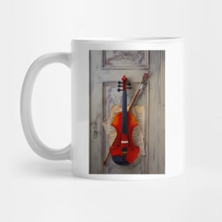 Italian Baroque Violin And Sheet Music Mug